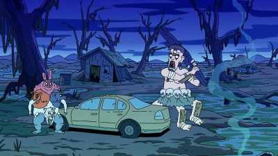 - Lhandi, this swamp is home
to a certain, uh, - Doomlands