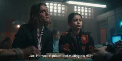 Liar. He was in prison,
not visiting his mum. - Rain Dogs