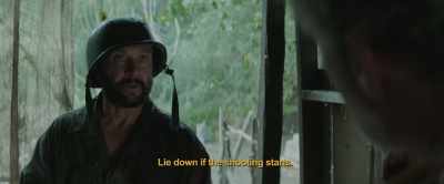 Lie down if the shooting starts. - Hell Hath No Fury