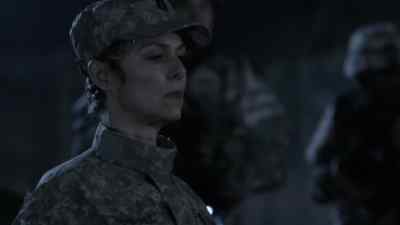 Lieutenant was advancing
on a superior officer - Falling Skies