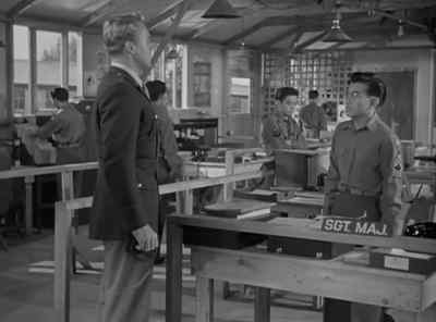 Lieutenant Grayson
to see the adjutant. - Go for Broke!