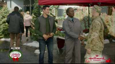 - Lieutenant. You're early.
- I ship out Monday. - Christmas Under the Stars