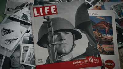 Life magazine
had a whole spread - A Compassionate Spy