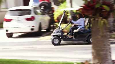 - Life has unexpected bumps,
so that's a golf cart. - Family Karma