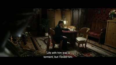 Life with him was a
torment, but I loved him. - The Ninth