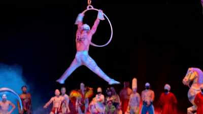 Lift fault. Stay in your hoops. - Cirque Du Soleil: Without a Net