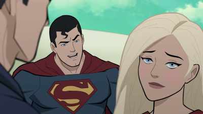 - Lift tractors?
- Bye, Kal. Sorry, you can't stay. - Legion of Super-Heroes