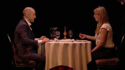 -[light bulb smashes]
-[laughter] - Derren Brown: Miracle