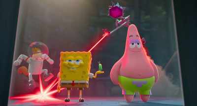 -[light instrumentals playing]
-[fighting grunts] - Plankton: The Movie
