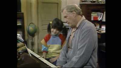 [light piano music] - Punky Brewster