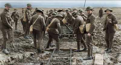 Light railways were always
a blooming nuisance - They Shall Not Grow Old