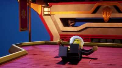 -[light zapping]
-[dramatic music] - LEGO Ninjago: Dragons Rising