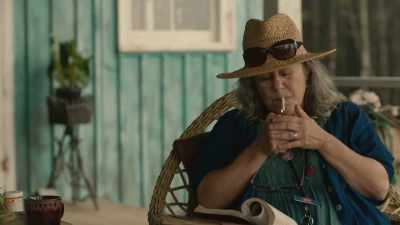 (lighter snicks, sizzling) - Moonshine