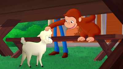 (lighthearted music)
(Curious George chattering) - Curious George: Go West, Go Wild