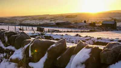 [Lighthearted music] - A Very English Christmas