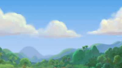 (lighthearted tropical music) - Curious George: Go West, Go Wild