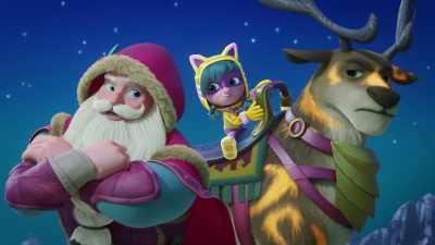 Lighting the way, you say.
That reminds me of someone else. - The Action Pack Saves Christmas