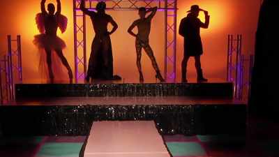 - Lights, cameras,
judges, Jonny, drama. - GoGo for the Gold