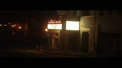 -[lights humming and buzzing] -[insects chirping] - Hotel Dunsmuir