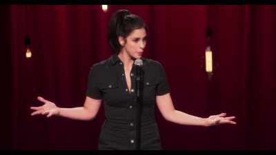 Like a knitting-needle-shaped
GoPro camera, basically. - Sarah Silverman: A Speck of Dust