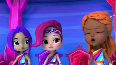 Like a shield
that can stick to refrigerators? - Rainbow Rangers