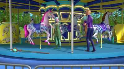 Like a very contained backyard
where no one can see you. - Barbie: A Touch of Magic