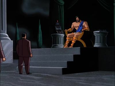 Like Bellerophon astride winged Pegasus, - Batman: The Animated Series