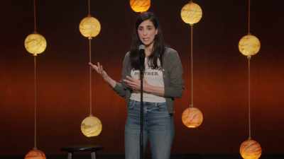 Like, she cut her arm.
She was like, "Aw, my arm." - Sarah Silverman: Someone You Love