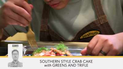 Like did it not make the plate
and they just sprinkled - Secret Chef