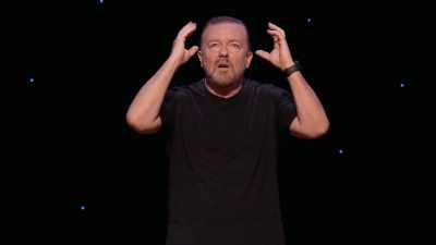Like he did with light,
just like, "Oh, it's dark. What can I do?" - Ricky Gervais: SuperNature