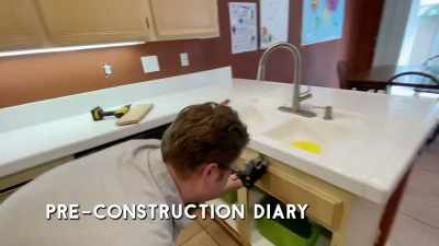 - Like, we don't have a...
- Previous water damage. plumbing problem but, - Help! I Wrecked My House