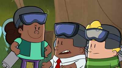 -Like, drive him around?
-No! Because flush, spin! - The Epic Tales of Captain Underpants