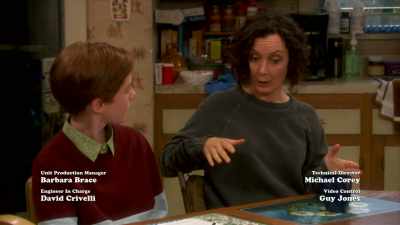 LIKE FOR EXAMPLE, WE DON'T
CHANGE THE SHEETS A LOT IN THIS - The Conners