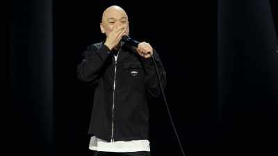 Like, "Fuck this mask! Fuck this mask!" - Jo Koy: Live from the Los Angeles Forum