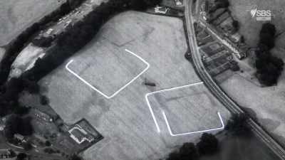 Like giant boot prints - Scotland from the Sky