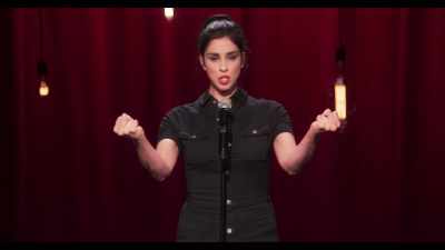 Like, they give you stress balls,
and you squeeze them. - Sarah Silverman: A Speck of Dust
