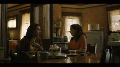 -Like hell he's not!
-Bess, do you really think - The Plot Against America