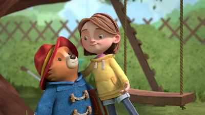 Like… sliding down the zip line! - The Adventures of Paddington