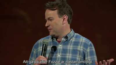 Like, he's killing on stage, killing. - Mike Birbiglia: Thank God for Jokes