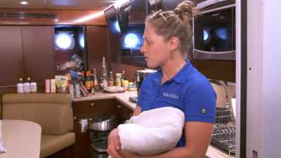 Like, he's not used to
being able to speak - Below Deck Down Under