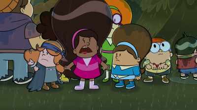 Like, he's right. Rain is bad for har! - The Epic Tales of Captain Underpants