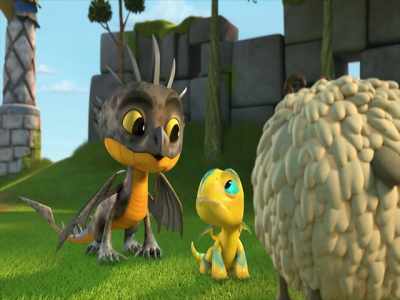 Like how to baa. And who wouldn't
wanna know that? You two have fun. - Dragons: Rescue Riders