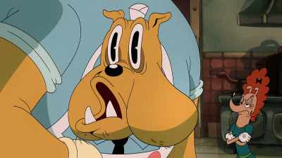 -Like how your meat's escapin'.
-[gasps] - The Cuphead Show!