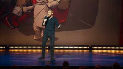 Like...
[hums tune] - Andrew Santino: Home Field Advantage