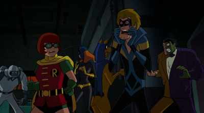 Like, isn't someone supposed to say
"holy something" about now? - Scooby-Doo! & Batman: The Brave and the Bold