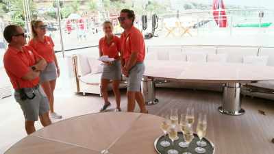 Like, you literally couldn't
look any creepier - Below Deck Sailing Yacht