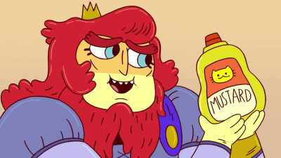Like mustard.
My sandwiches were so dry! - ThunderCats Roar