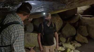 Like this rock that's
balanced underneath here, - Lost Gold of World War II