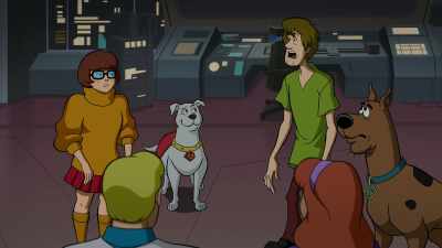 Like, seeing as
Superman's counting on us, - Scooby-Doo! and Krypto, Too!