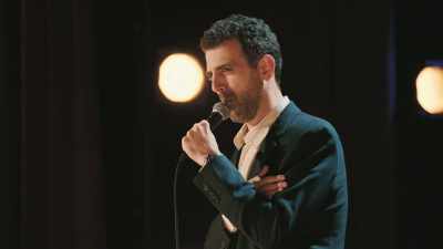 Like... She's like, "Wait a second.
Can you curl 25 pounds?" - Sam Morril: You've Changed